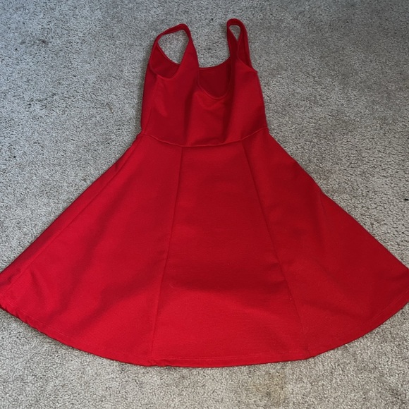 Mini Red Dress - Picture 2 of 3